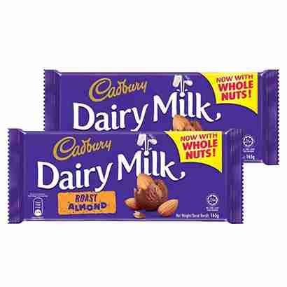 CADBURY DAIRY MILK ROAST ALMOND